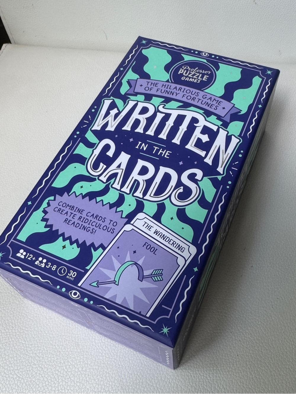 Written in the Cards Party Card Game - Purple & Teal